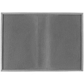 Обложка для паспорта Nubuk, светло-серая