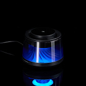 Bluetooth-колонка с подсветкой и беспроводной зарядкой Quantum, черная