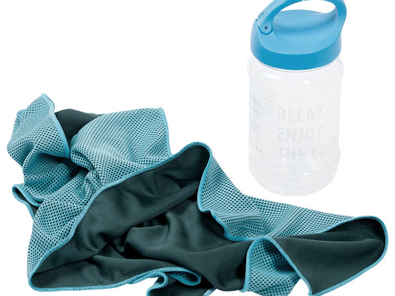 Охлаждающее полотенце Weddell, голубое