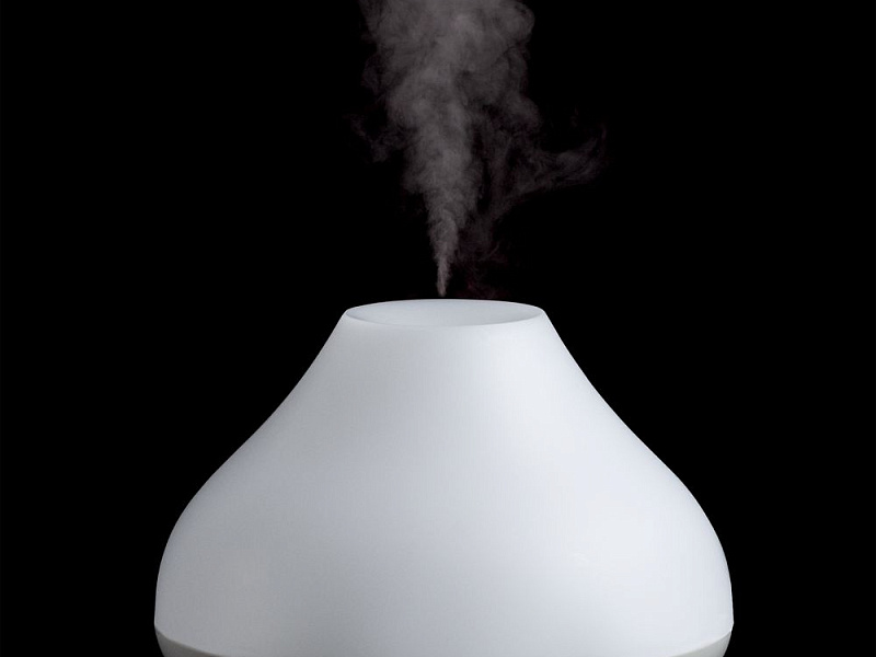 Увлажнитель-ароматизатор воздуха с подсветкой H7, белый