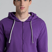 Толстовка на молнии с капюшоном Unit Siverga, фиолетовая
