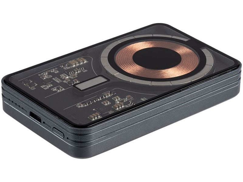 Магнитный беспроводной аккумулятор Cooper Ergo 5000 мАч, темно-серый