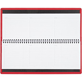 Планинг Grade на заказ, недатированный, красный