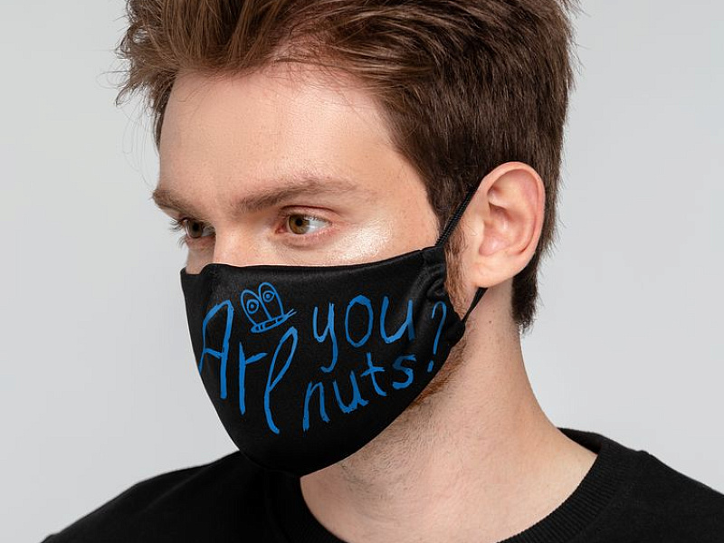 Набор масок для лица с термонаклейками Crazy World