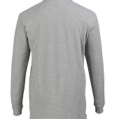 Рубашка поло мужская с длинным рукавом Star 170, серый меланж