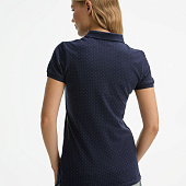 Рубашка поло женская Brandy Women, темно-синяя с белым