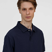 Рубашка поло унисекс Pacific, кобальт (темно-синяя)