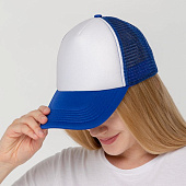 Бейсболка Sunbreaker, ярко-синяя с белым