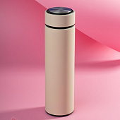 Термос с ситечком Percola, бежевый