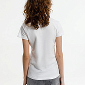 Футболка женская T-bolka Lady, белая (белоснежная)