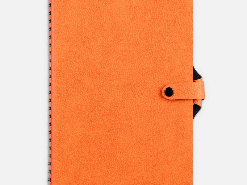 Ежедневник Strep Front на заказ, недатированный, оранжевый