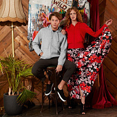 Толстовка женская Hooded Full Zip белая