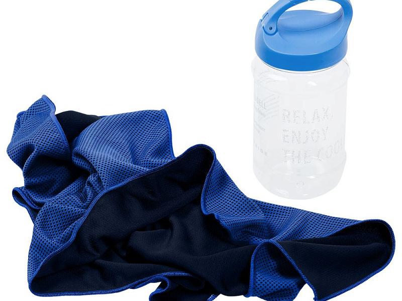 Охлаждающее полотенце Weddell, синее