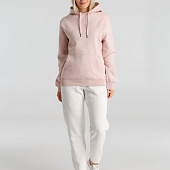 Толстовка с капюшоном унисекс King, розовая