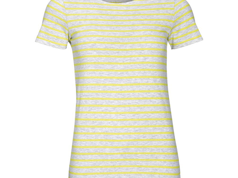 Футболка Miles Women серая с желтым