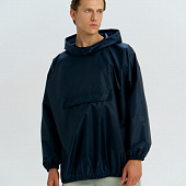 Дождевик-анорак Alatau, укороченный, темно-синий, единый размер