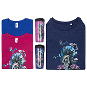 Футболка женская Beauty Sleep, ярко-розовая (фуксия)