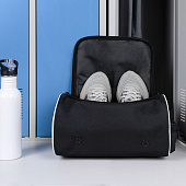 Сумка для обуви Equipex, черная с белым