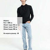 Худи унисекс Westray, черное