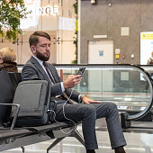 Рюкзак для ноутбука Santiago Slim, серый