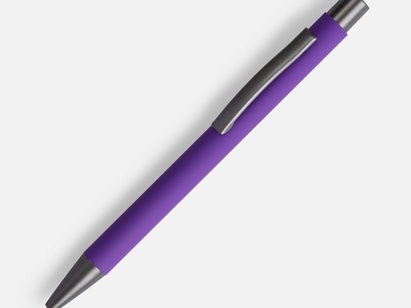 Ручка шариковая Atento Soft Touch, фиолетовая