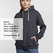 Толстовка с капюшоном Kirenga Heavy, темно-серая (графит)