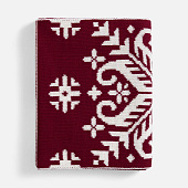 Шарф Wintertude L, красный с белым