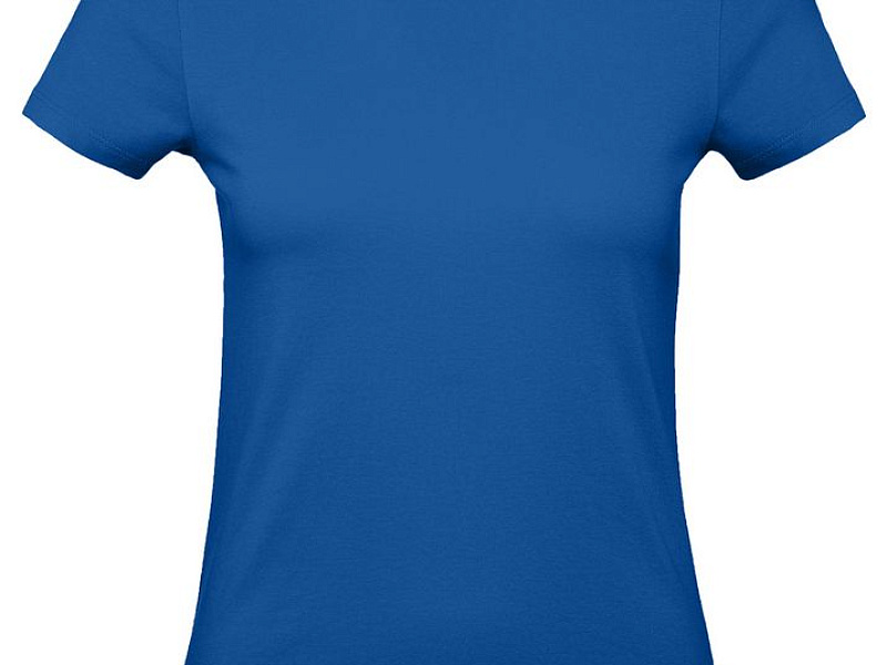 Футболка женская E150, ярко-синяя