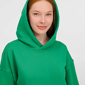 Худи оверсайз унисекс Tolla, зеленое