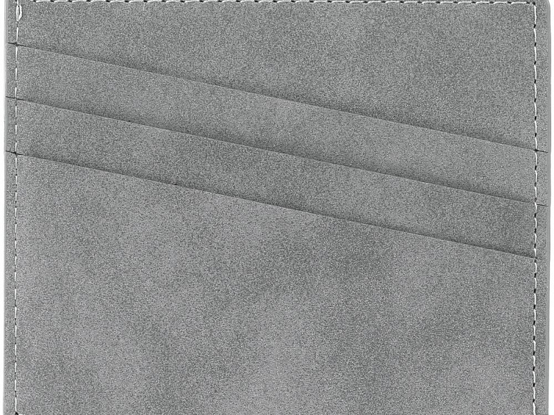 Чехол для карточек Nubuk, светло-серый