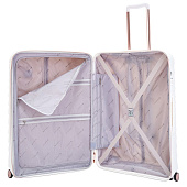 Чемодан Victoria L, белый