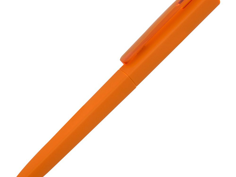 Ручка шариковая Prodir DS8 PRR-T Soft Touch, оранжевая