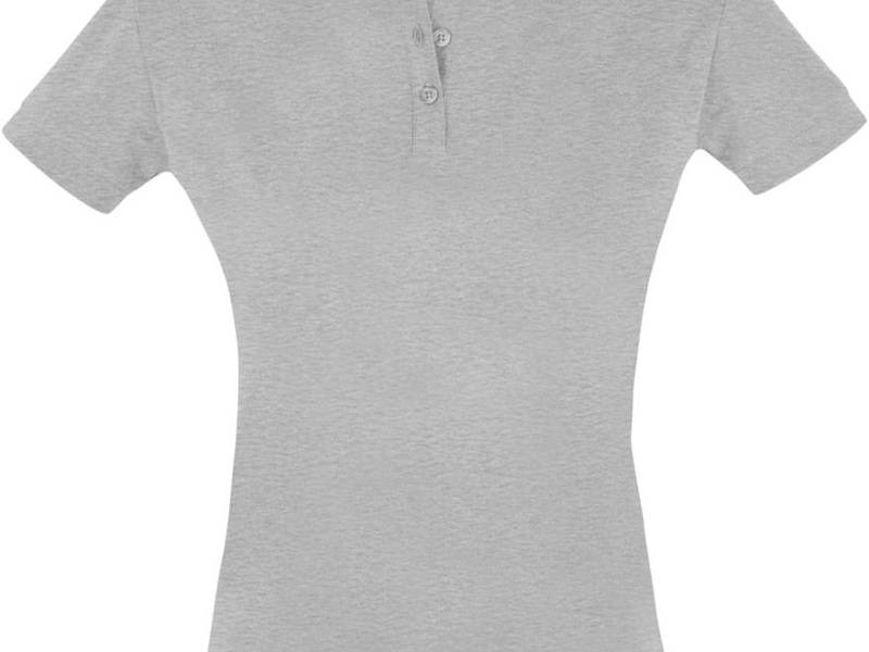 Рубашка поло женская Perfect Women 180 серый меланж