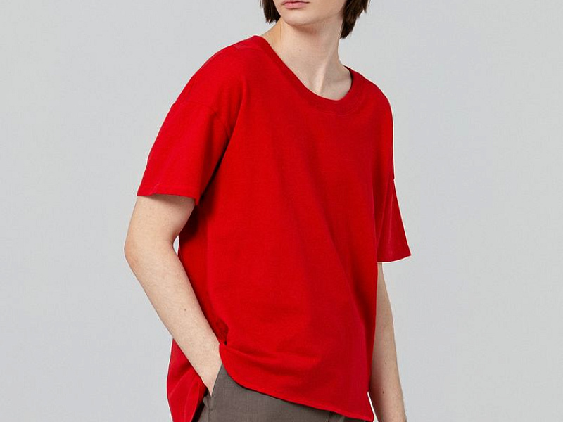 Футболка унисекс Kosmos 1.0, красная