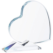 Стела Pictory Heart, прозрачная