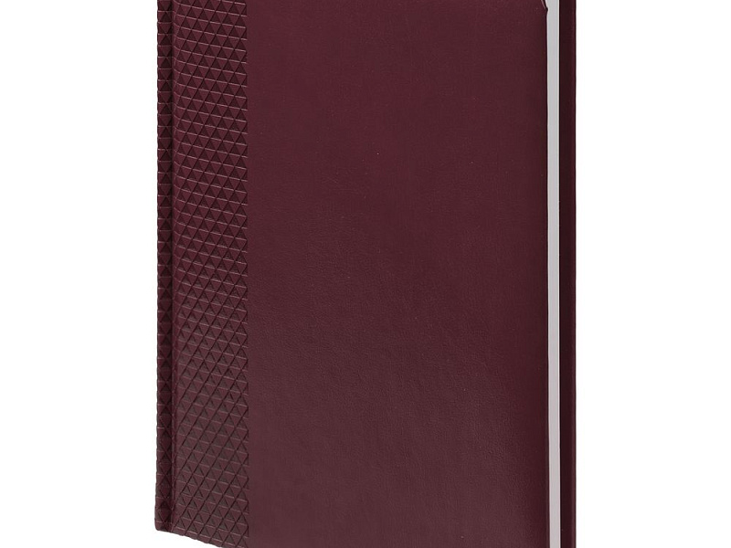 Ежедневник Prizma, недатированный, бордовый