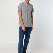 Рубашка поло мужская Summer 170, серый меланж