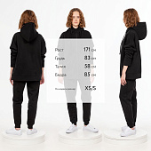 Толстовка унисекс H3, черная