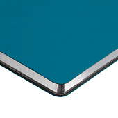 Ежедневник Aspect на заказ, недатированный, бирюзовый