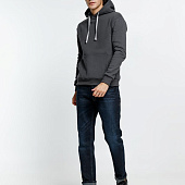 Толстовка с капюшоном Kirenga Heavy, темно-серая (графит)