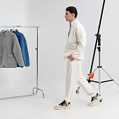 Куртка унисекс Oblako, молочно-белая