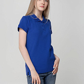 Рубашка поло женская Virma Lady, ярко-синяя