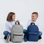 Детский рюкзак Base Kids с пеналом, темно-синий