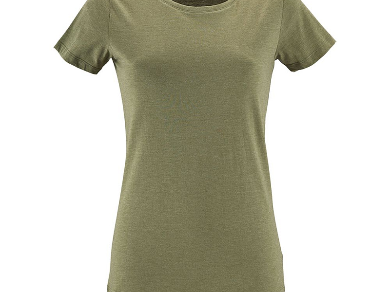 Футболка женская Regent Fit Women, меланж хаки