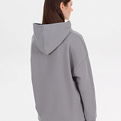 Худи оверсайз унисекс Outshine, серое