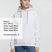 Толстовка с капюшоном Kirenga Heavy, белая (белоснежная)