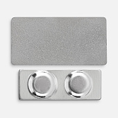 Значок Magnet Matto, серебристый
