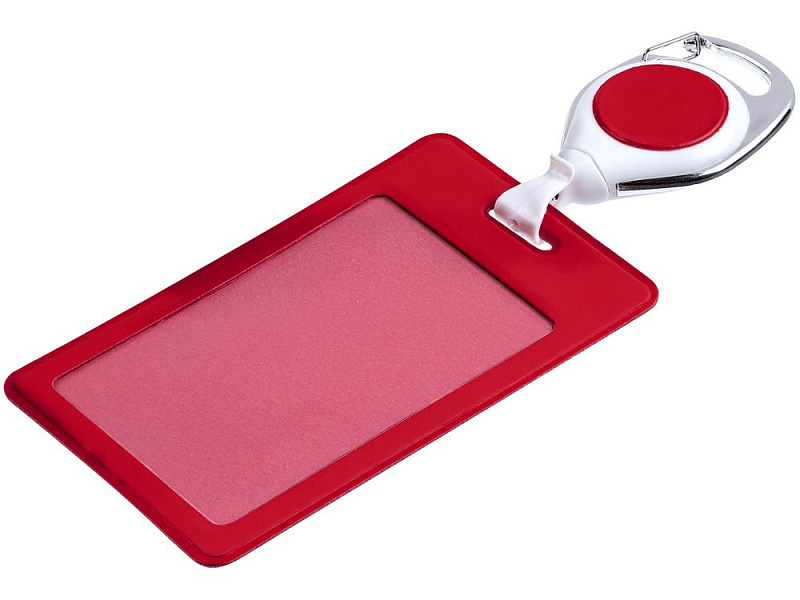 Чехол для пропуска с ретрактором Dorset, красный