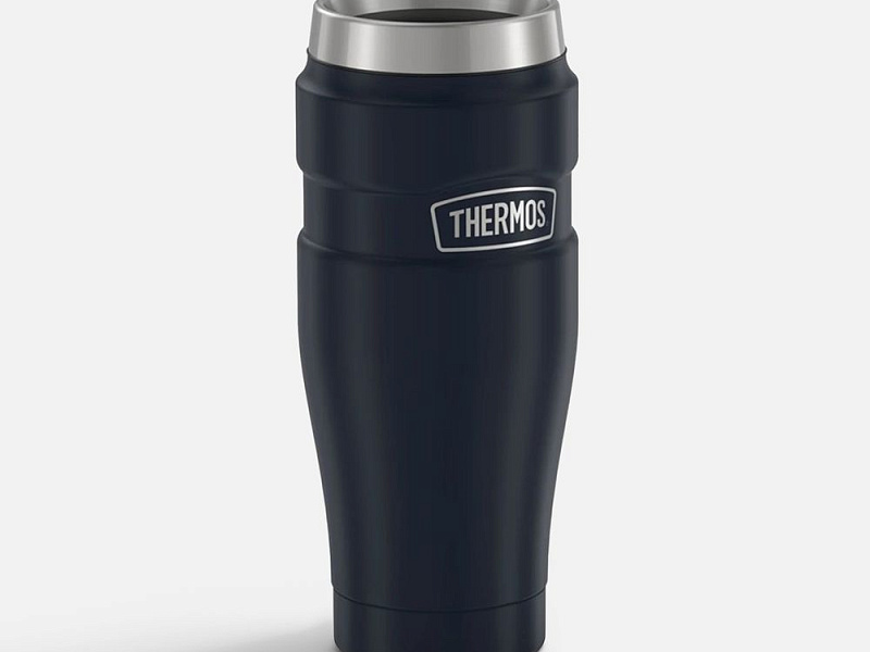 Термокружка King 470, темно-синяя