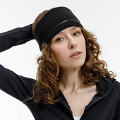 Спортивная повязка утепленная Jogge, черная